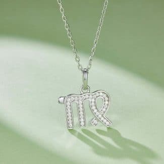 十二星座系列之处女座莫桑钻项链 OXZF 02